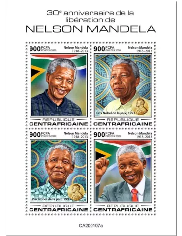 n° 6738/6741 - Timbre CENTRAFRIQUE Poste