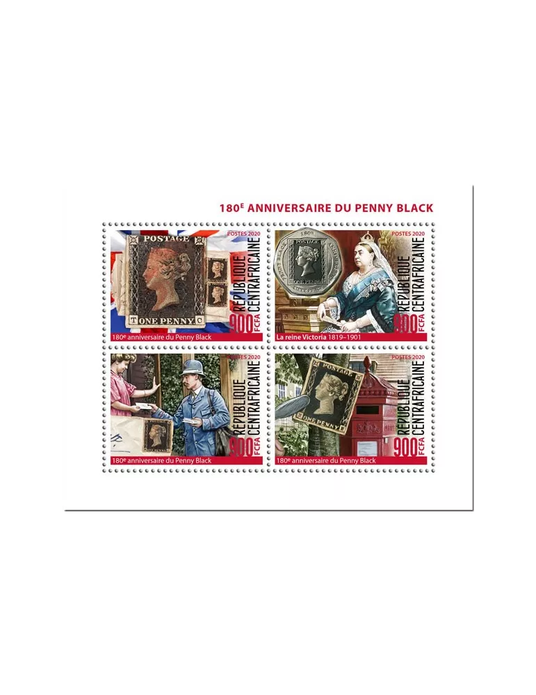 n° 6790/6793 - Timbre CENTRAFRIQUE Poste