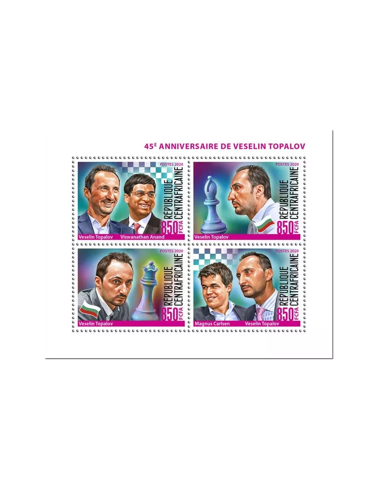 n° 6802/6805 - Timbre CENTRAFRIQUE Poste