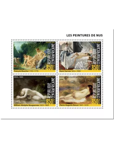 n° 6826/6829 - Timbre CENTRAFRIQUE Poste