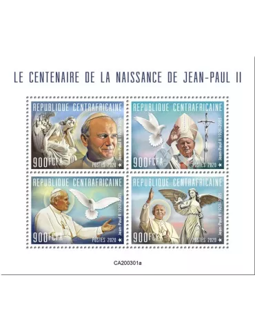 n° 6850/6853 - Timbre CENTRAFRIQUE Poste