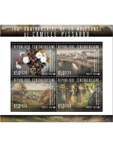 n° 6854/6857 - Timbre CENTRAFRIQUE Poste