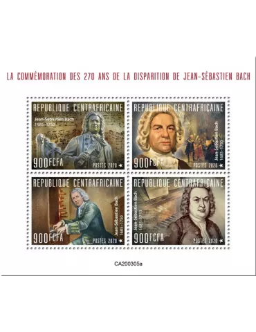 n° 6866/6869 - Timbre CENTRAFRIQUE Poste