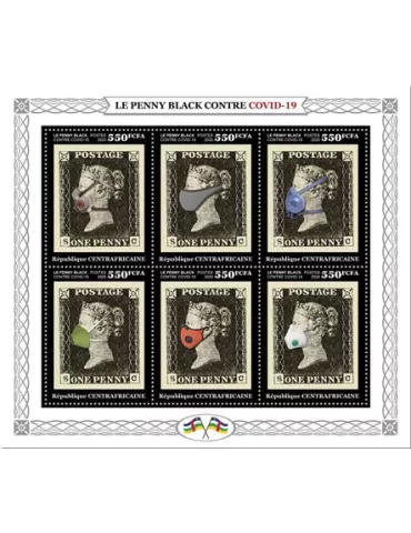 n° 6898/6903 - Timbre CENTRAFRIQUE Poste