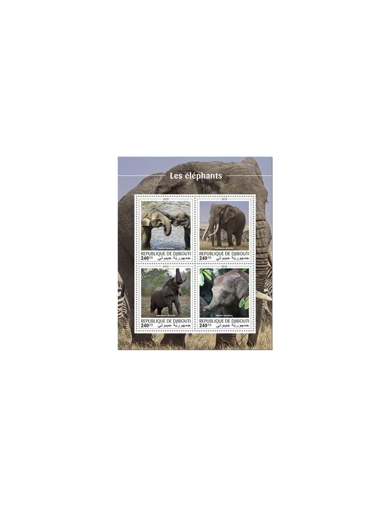 n° 2176/2179 - Timbre DJIBOUTI Poste