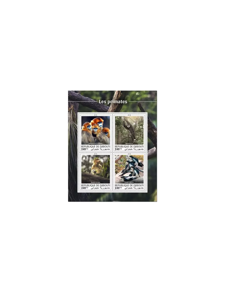 n° 2212/2215 - Timbre DJIBOUTI Poste