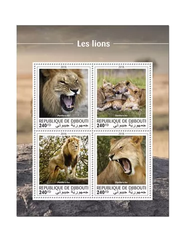 n° 2216/2219 - Timbre DJIBOUTI Poste