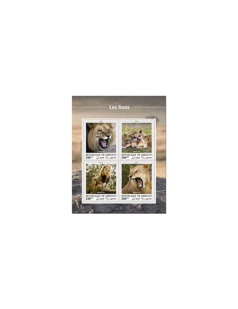 n° 2216/2219 - Timbre DJIBOUTI Poste