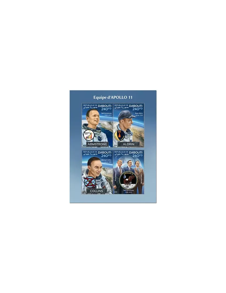 n° 2414/2417 - Timbre DJIBOUTI Poste