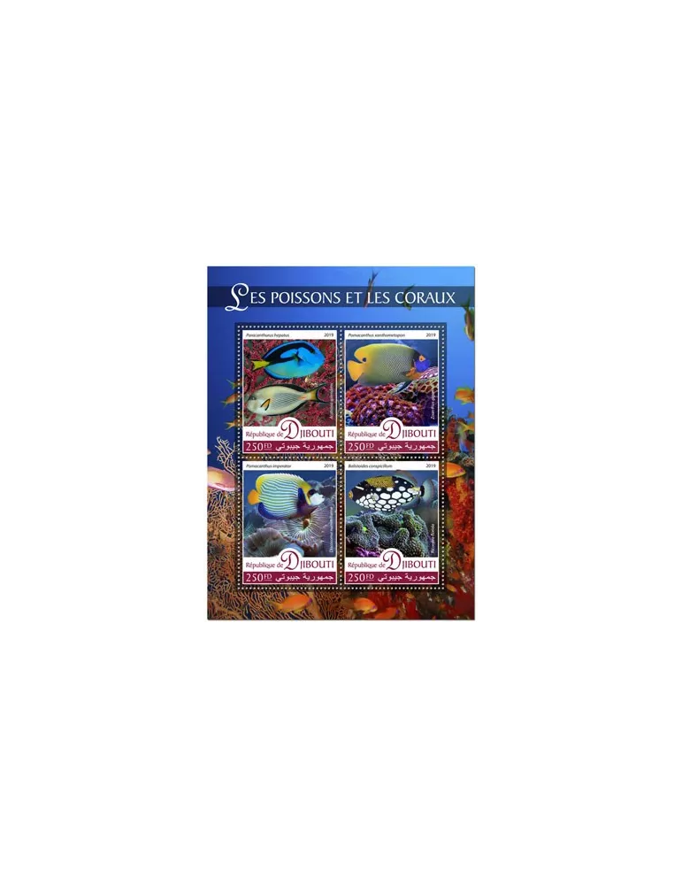 n° 2495/2498 - Timbre DJIBOUTI Poste