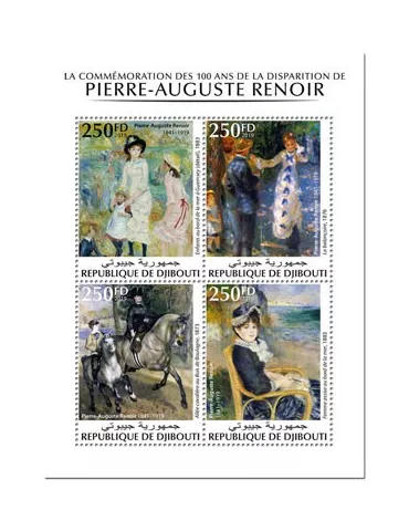 n° 2503/2506 - Timbre DJIBOUTI Poste