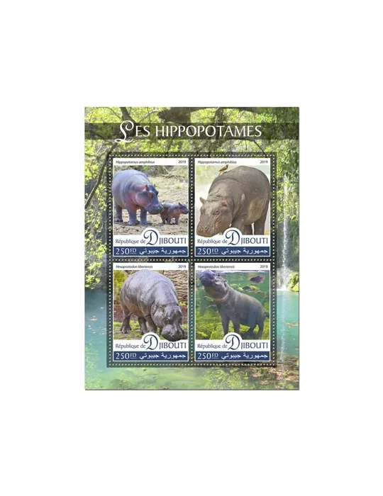 n° 2539/2542 - Timbre DJIBOUTI Poste