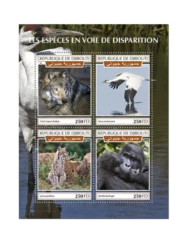 n° 2613/2616 - Timbre DJIBOUTI Poste