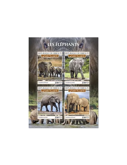 n° 2673/2676 - Timbre DJIBOUTI Poste