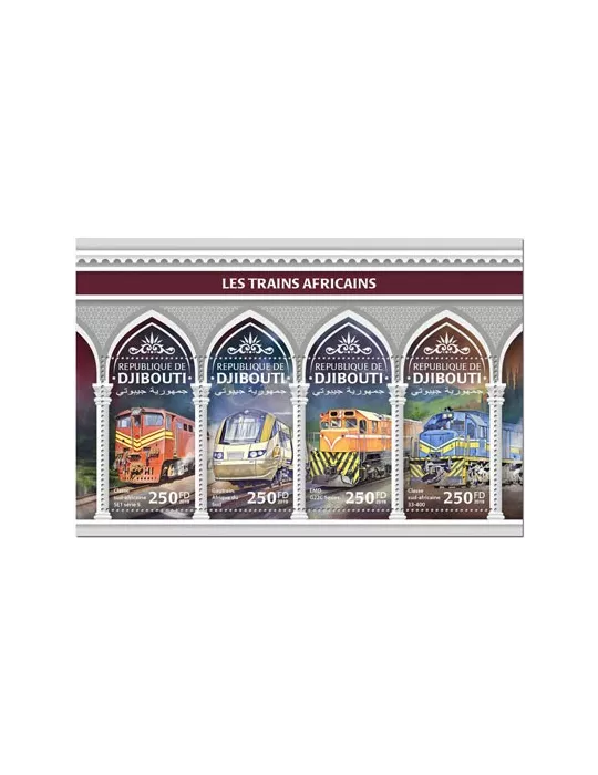n° 2817/2820 - Timbre DJIBOUTI Poste