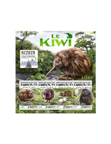 n° 2932/2935 - Timbre DJIBOUTI Poste