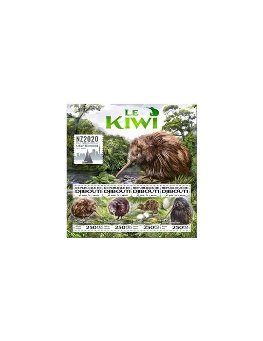 n° 2932/2935 - Timbre DJIBOUTI Poste