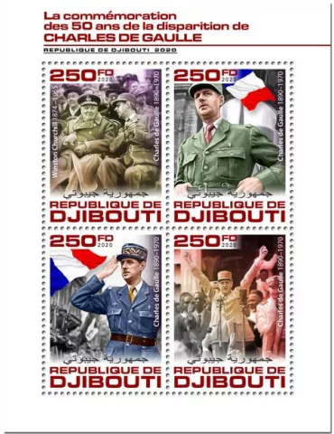 n° 2940/2943 - Timbre DJIBOUTI Poste