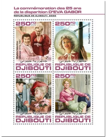 n° 2960/2963 - Timbre DJIBOUTI Poste