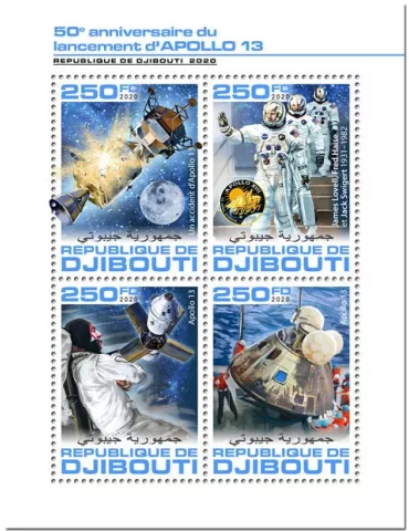 n° 2972/2975 - Timbre DJIBOUTI Poste