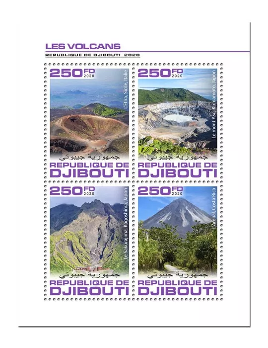 n° 3004/3007 - Timbre DJIBOUTI Poste