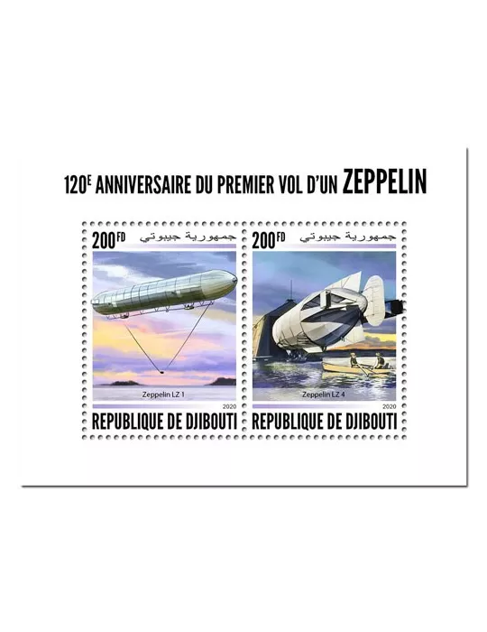 n° 3041/3042 - Timbre DJIBOUTI Poste