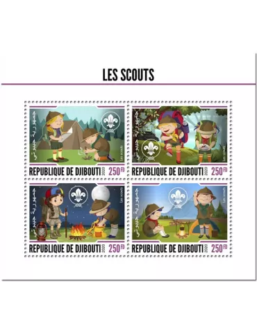 n° 3073/3076 - Timbre DJIBOUTI Poste