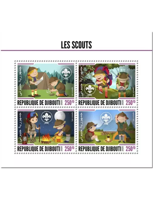 n° 3073/3076 - Timbre DJIBOUTI Poste