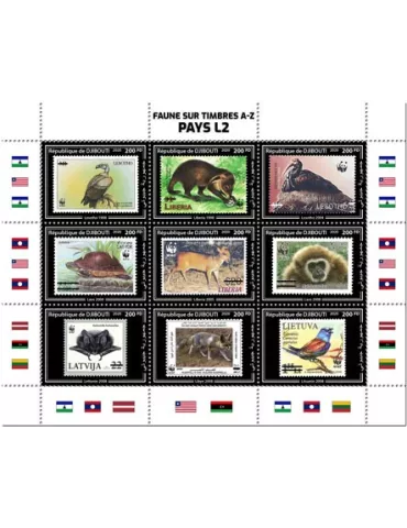 n° 3104/3112 - Timbre DJIBOUTI Poste