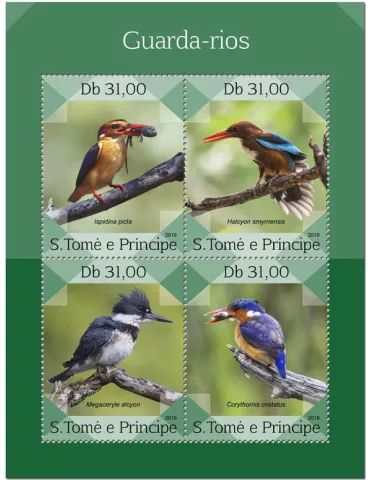 n° 6616/6619 - Timbre SAINT-THOMAS ET PRINCE Poste