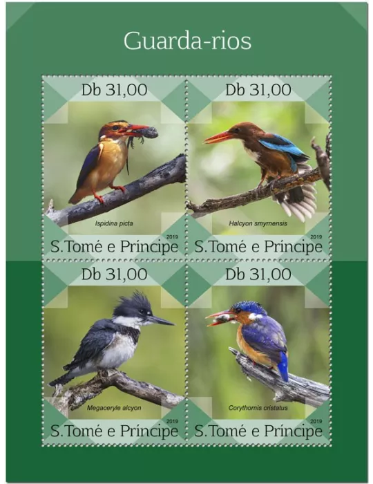 n° 6616/6619 - Timbre SAINT-THOMAS ET PRINCE Poste