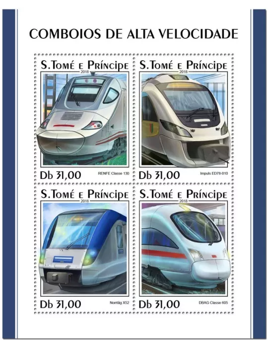 n° 6177/6180 - Timbre SAINT-THOMAS ET PRINCE Poste