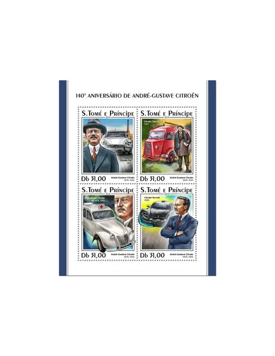 n° 6197/6200 - Timbre SAINT-THOMAS ET PRINCE Poste