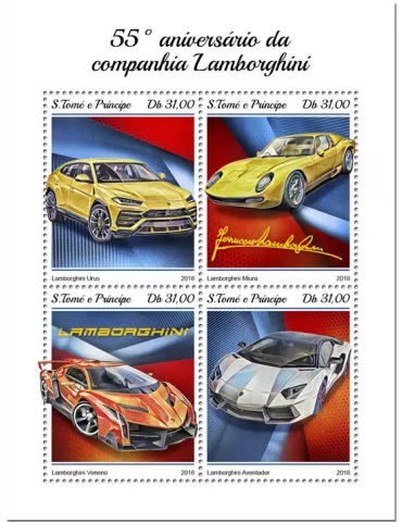 n° 6365/6368 - Timbre SAINT-THOMAS ET PRINCE Poste