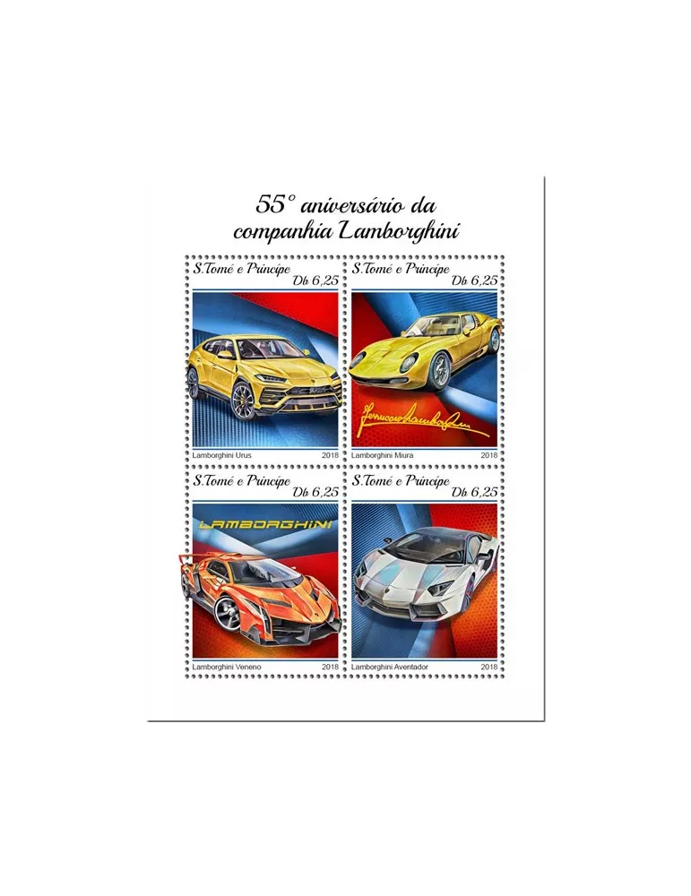 n° 6369/6372 - Timbre SAINT-THOMAS ET PRINCE Poste