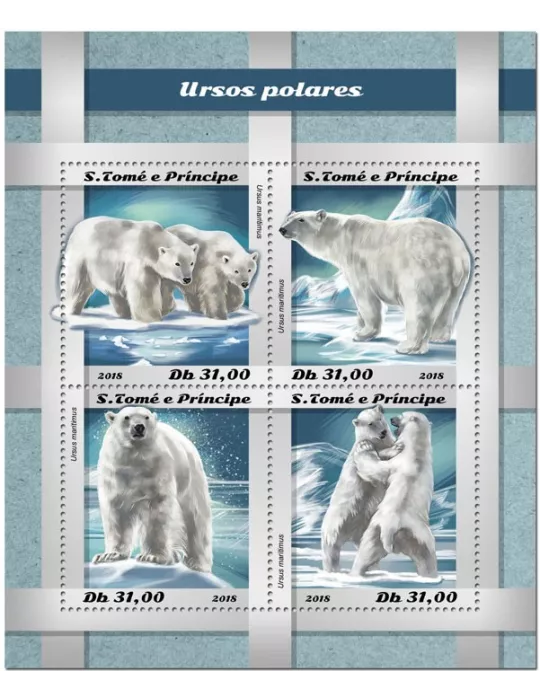 n° 6378/6381 - Timbre SAINT-THOMAS ET PRINCE Poste