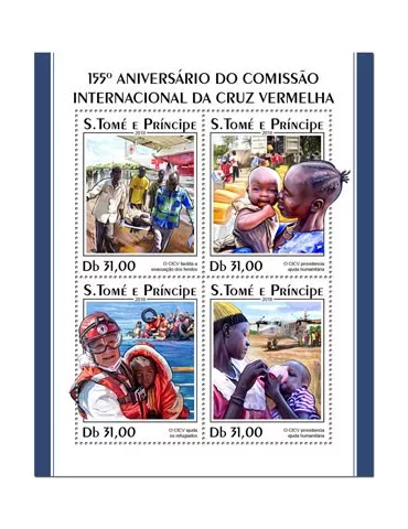 n° 6185/6188 - Timbre SAINT-THOMAS ET PRINCE Poste