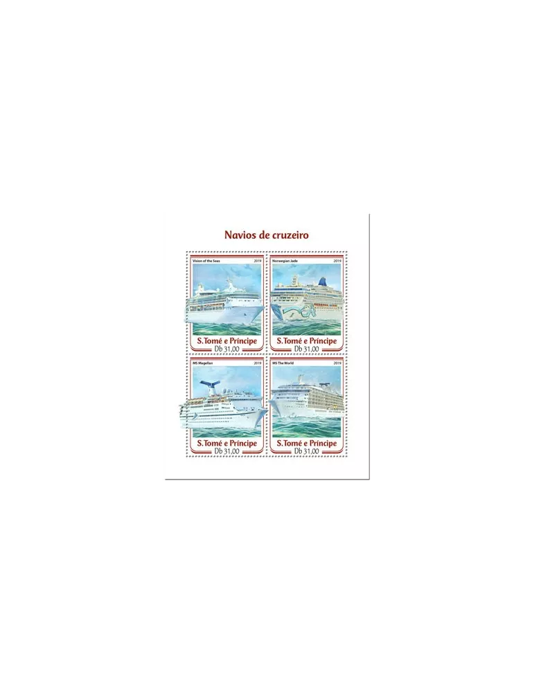 n° 6703/6706 - Timbre SAINT-THOMAS ET PRINCE Poste