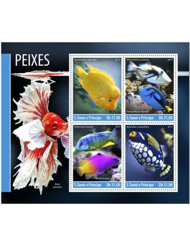 n° 6815/6818 - Timbre SAINT-THOMAS ET PRINCE Poste