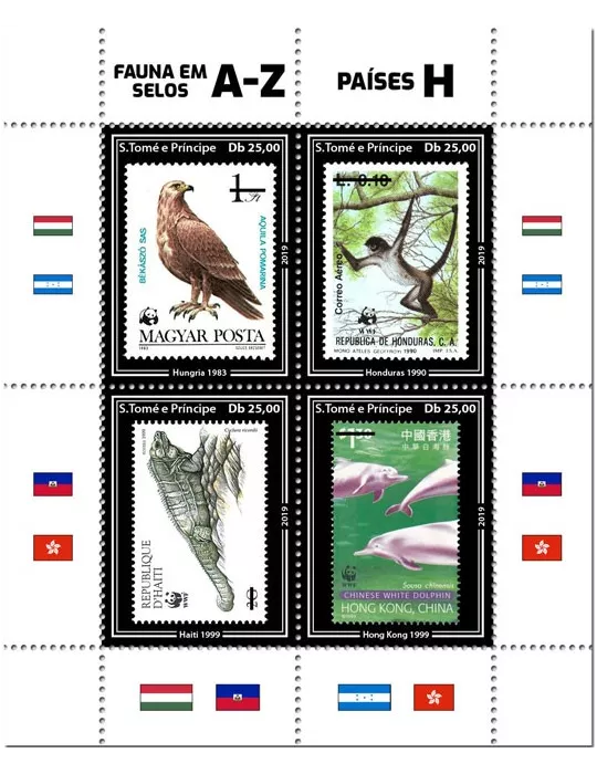 n° 6839/6842 - Timbre SAINT-THOMAS ET PRINCE Poste