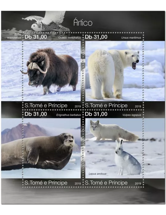 n° 6848/6851 - Timbre SAINT-THOMAS ET PRINCE Poste