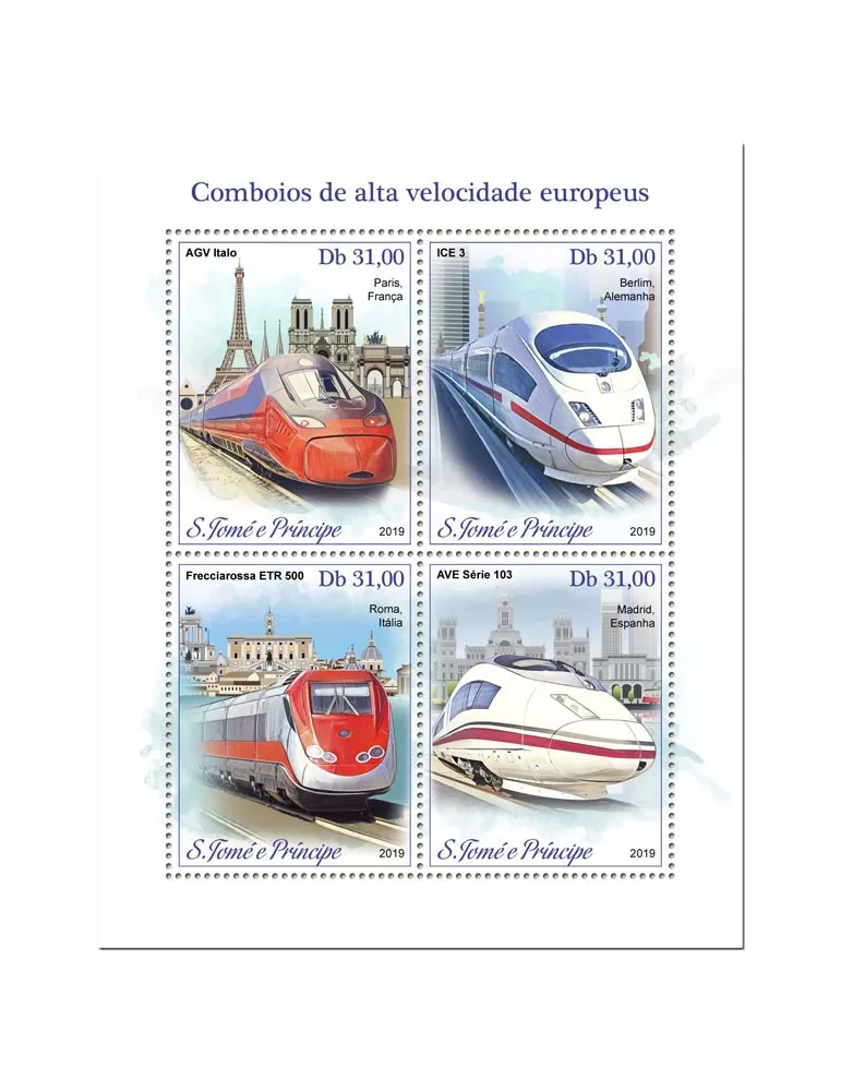 n° 6852/6855 - Timbre SAINT-THOMAS ET PRINCE Poste