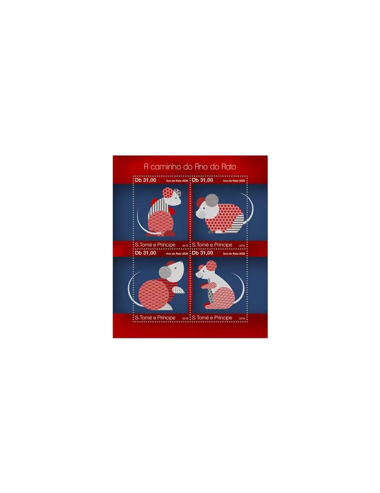 n° 6864/6867 - Timbre SAINT-THOMAS ET PRINCE Poste