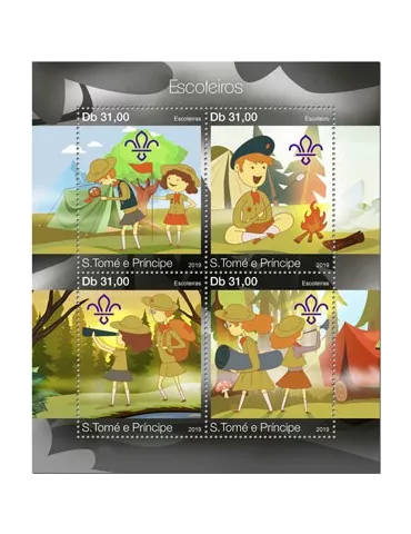 n° 6872/6875 - Timbre SAINT-THOMAS ET PRINCE Poste