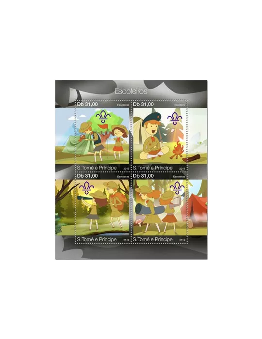 n° 6872/6875 - Timbre SAINT-THOMAS ET PRINCE Poste