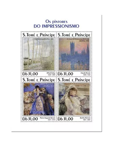 n° 6936/6939 - Timbre SAINT-THOMAS ET PRINCE Poste