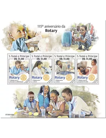 n° 6984/6987 - Timbre SAINT-THOMAS ET PRINCE Poste