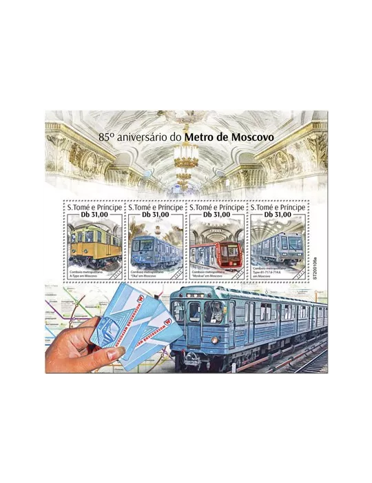 n° 6996/6999 - Timbre SAINT-THOMAS ET PRINCE Poste