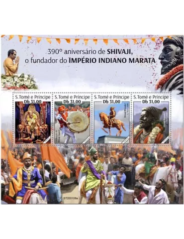 n° 7004/7007 - Timbre SAINT-THOMAS ET PRINCE Poste