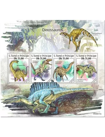 n° 7016/7019 - Timbre SAINT-THOMAS ET PRINCE Poste